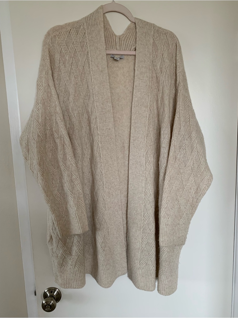Croft & Barrow Women Plus Size 3X Cardigan Sweater Open Front Cable Knit Texture